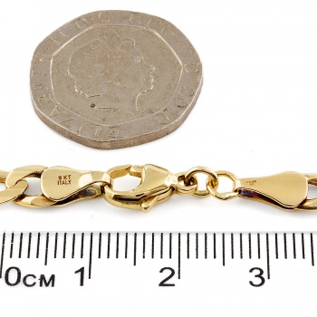 9ct gold 17.7g 16 inch figaro Chain